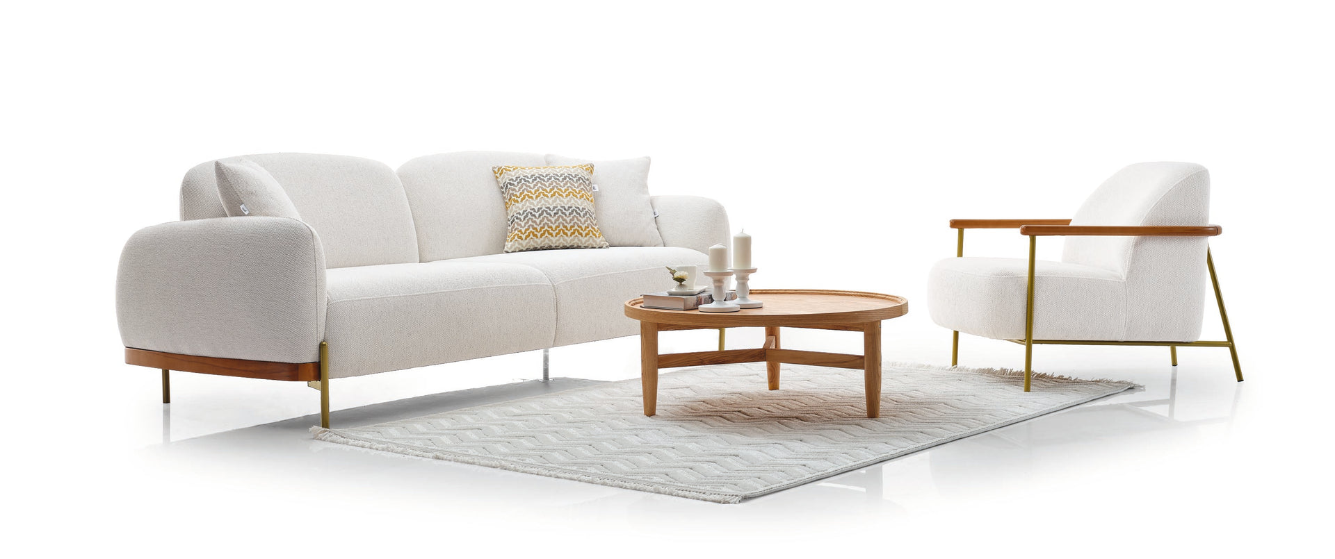 Soho Polstergarnitur 3-er + Sessel