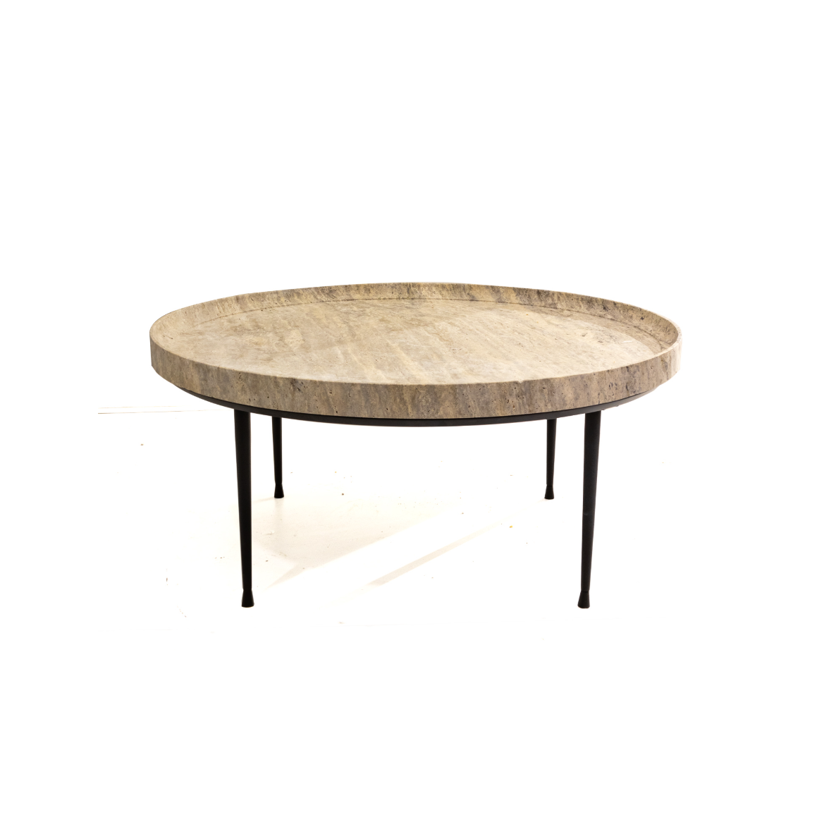 Enzo Travertin Stein Table