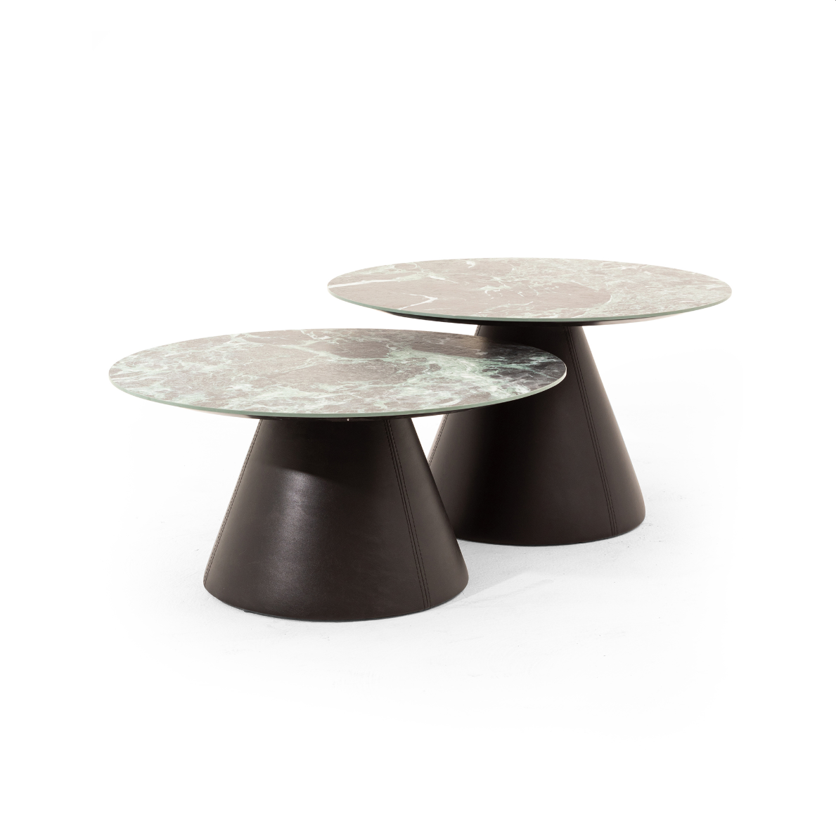 Galya Verde Alpi Bocciardato Porzellan Table