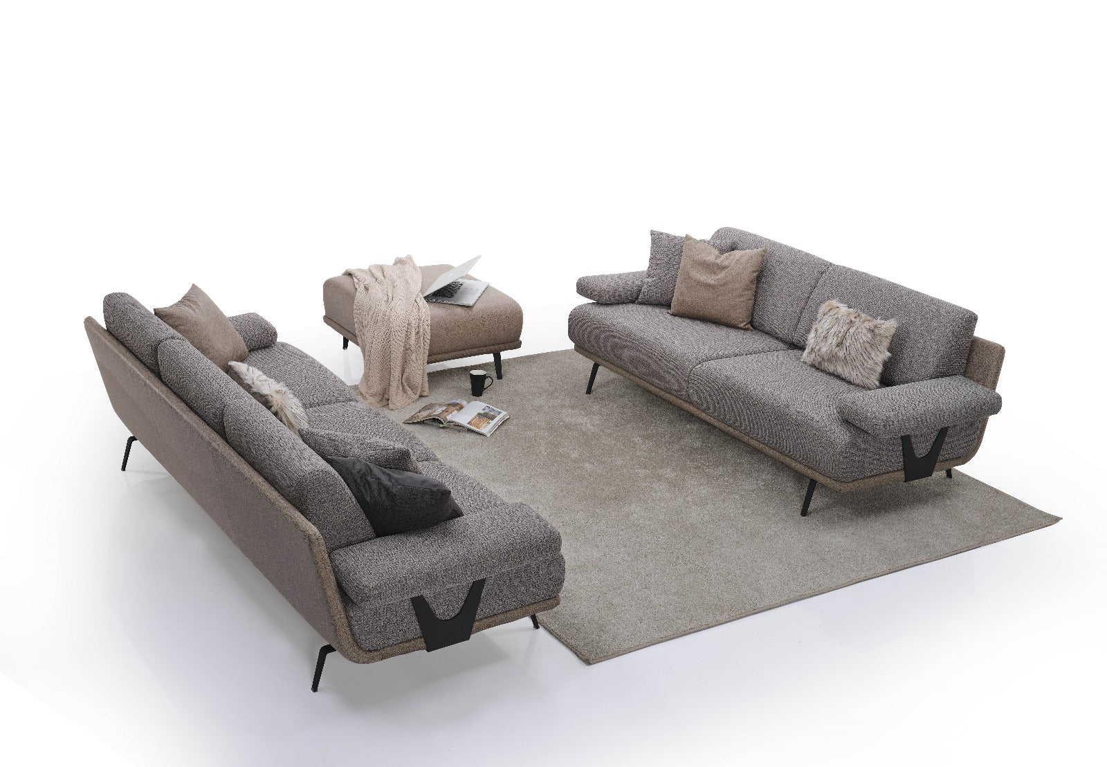 Venedik One Polstergarnitur  3-er + 2-er + Sessel