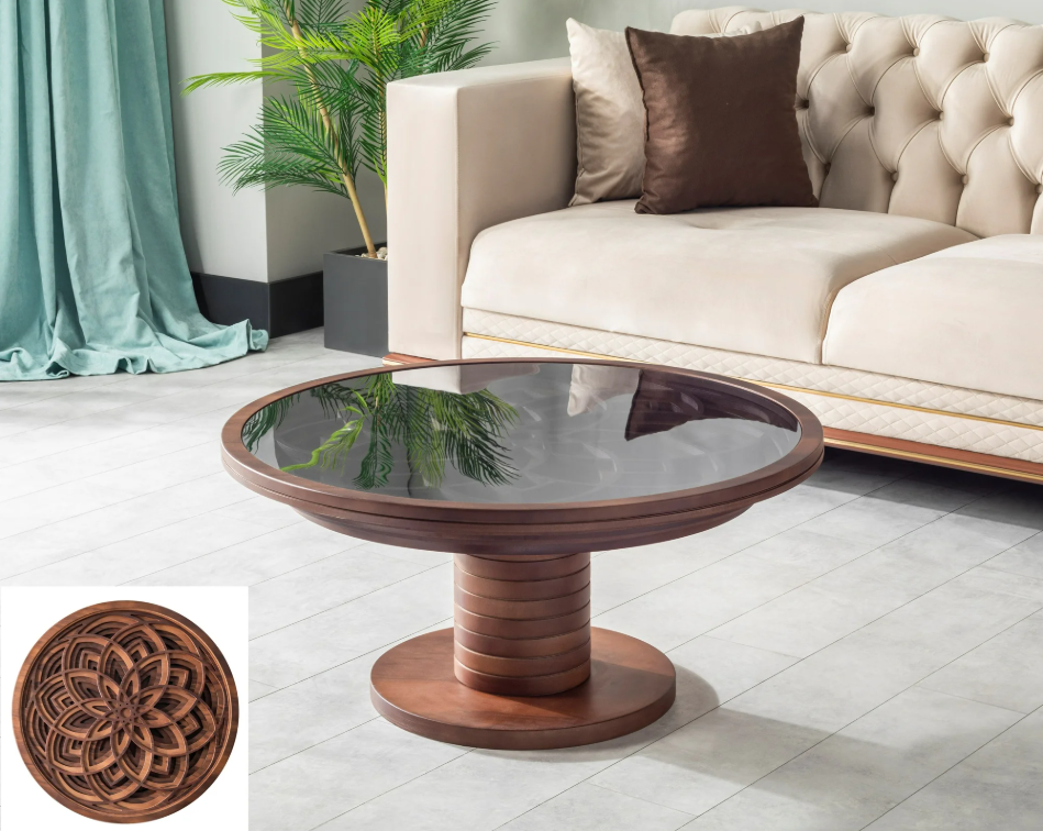 Almira Table Nussholz