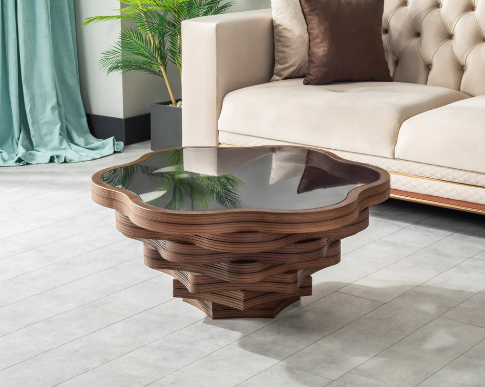 Daisy Table Nussholz