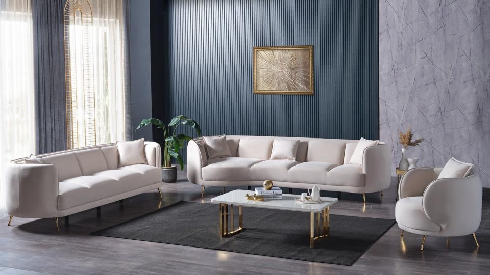 Hypnos Polstergarnitur 4-er + 4-er + Sessel