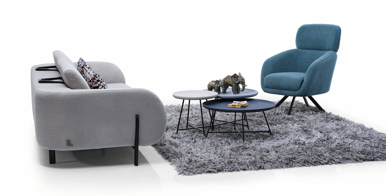 Moon Polstergarnitur 3-er + Sessel