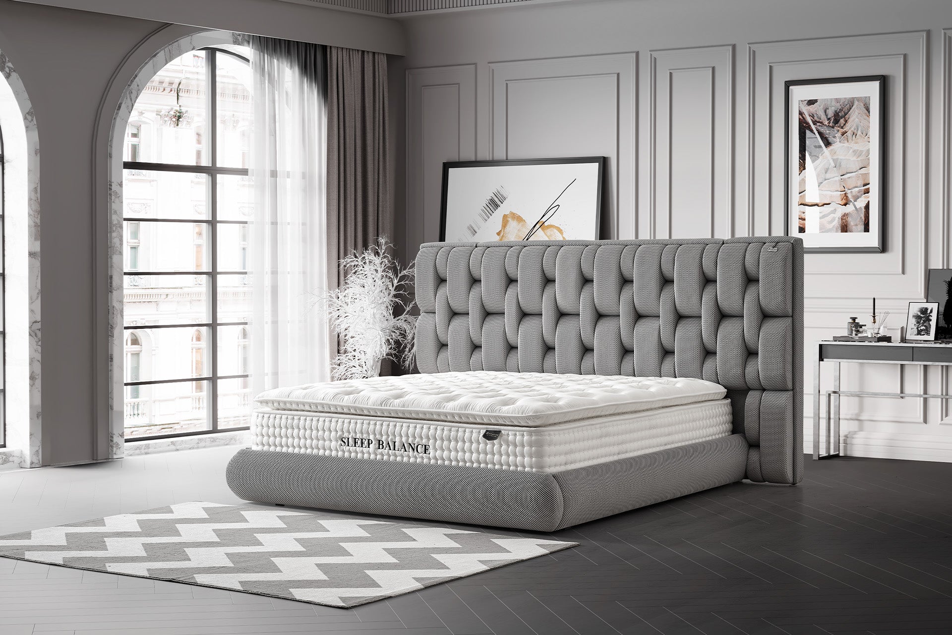 Schlafset Sleep Balance mit Matratze und Nachttisch